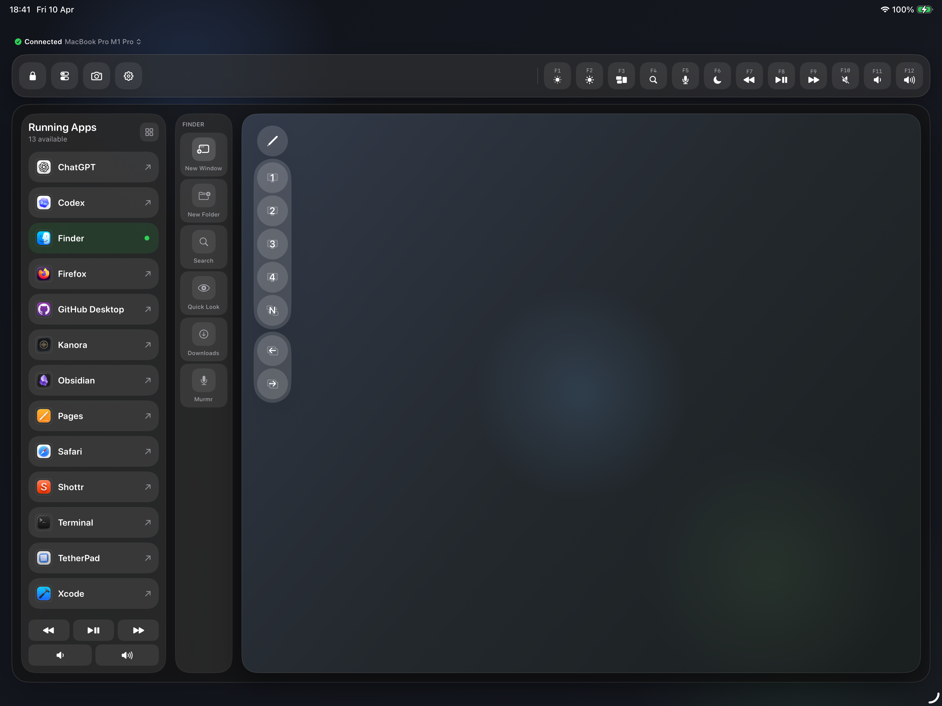 TetherPad screenshot